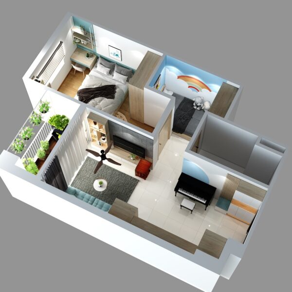 Căn hộ An Gia Gradern Tân Phú 45m2