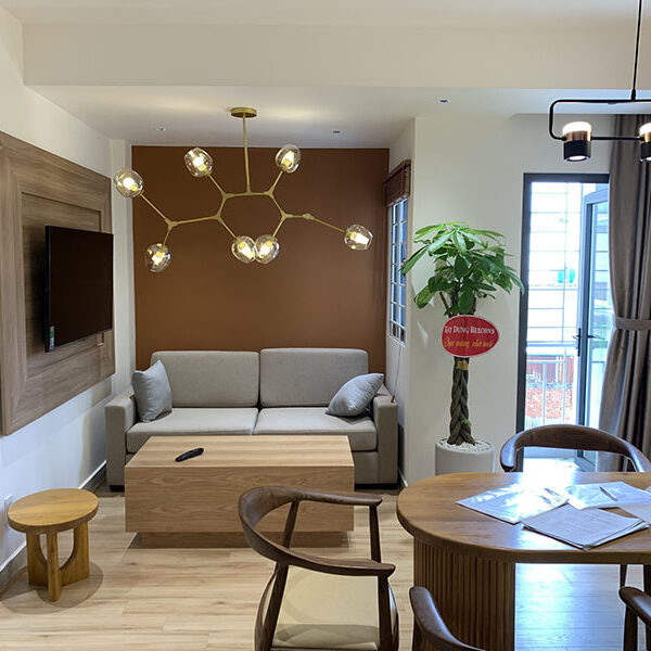 Thi công căn hộ 2PN - anh Đạt