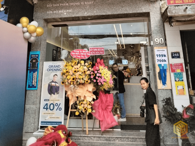 Thi công shop Ben&Tod - Mỹ Tho