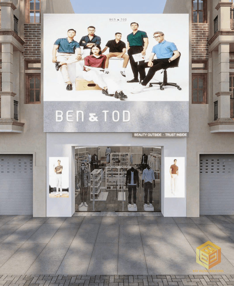 Thi công shop Ben&Tod - Bình Dương