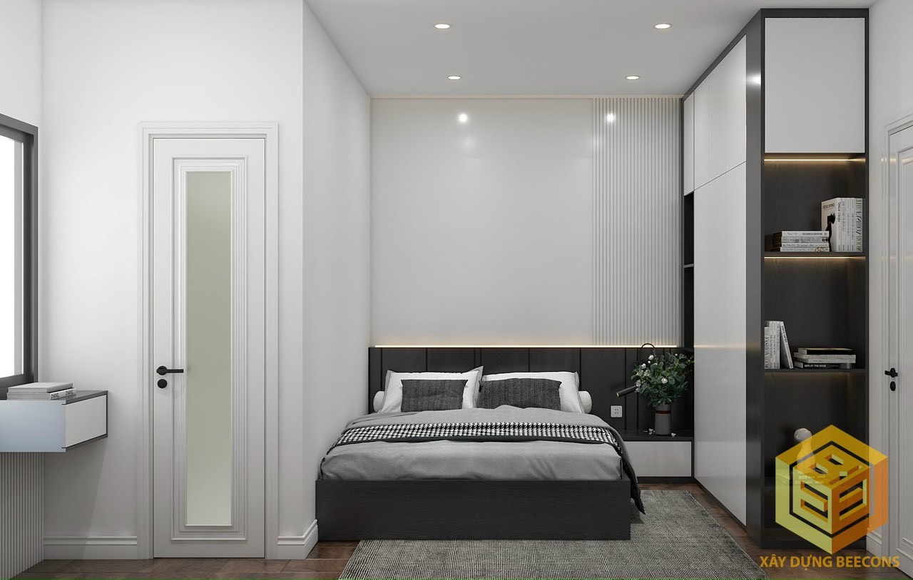 Phong cách hiện đại giúp căn phòng thêm rộng rãi