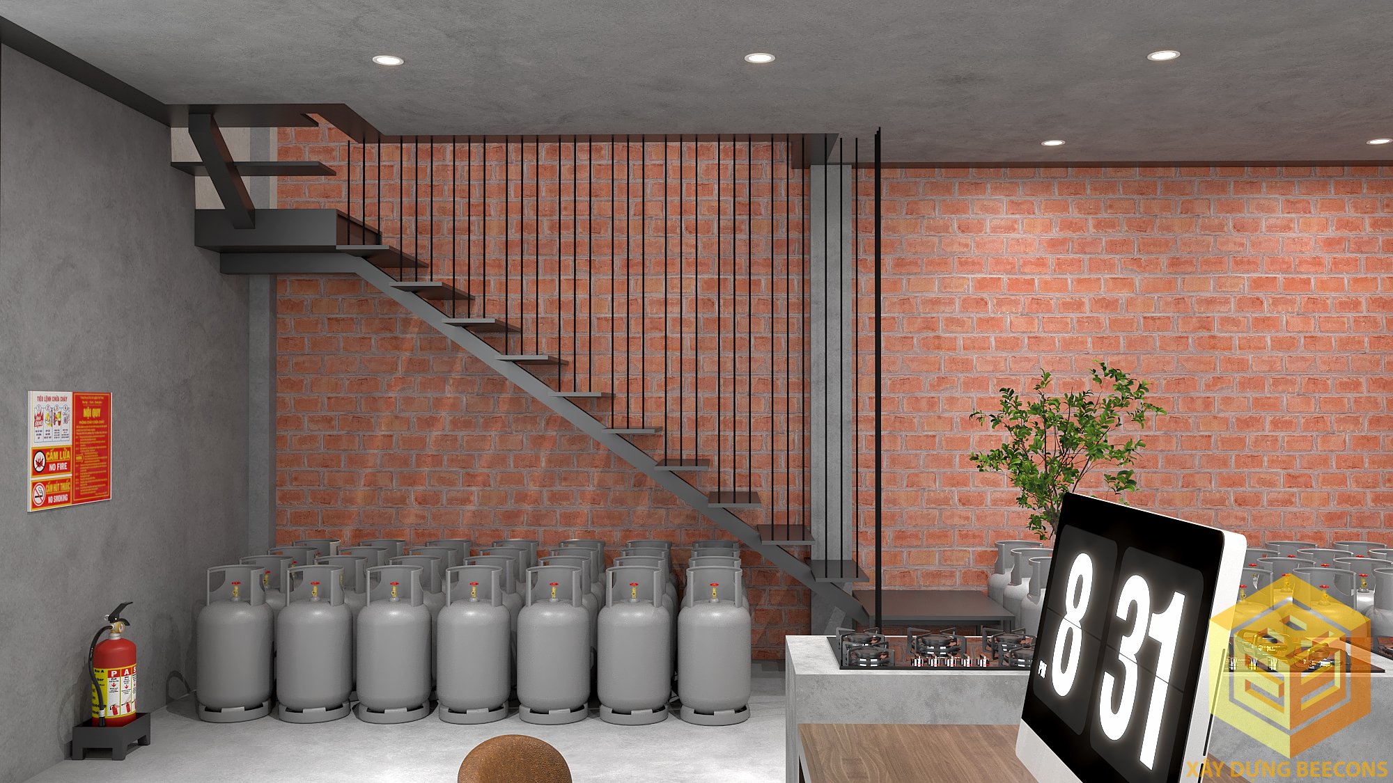 Sắp xếp và vận chuyển gas hợp lý sẽ giúp nhân viên thuận tiện hơn và nhanh chóng hơn cho nhân viên giao hàng.