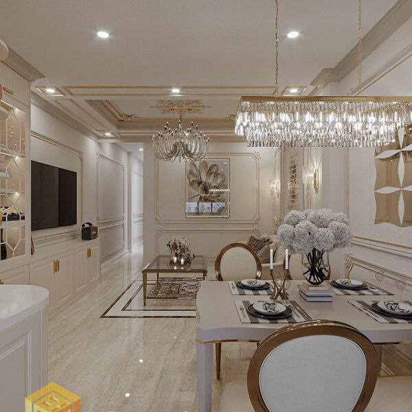 Thiết Kế Nội Thất Nhà Phố Tân Cổ Điển